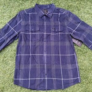 RVCA Men’s - Blues Walk Cord Long Sleeve Shirt